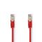 CAT5e Network Cable | SF/UTP | RJ45 Male | RJ45 Male | 5.00 m | Round | PVC | Red | Polybag NECCGP85121RD50 Nedis