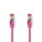 CAT6 Network Cable | RJ45 Male | RJ45 Male | S/FTP | 7.50 m | Round | LSZH | Pink | Polybag NECCGP85221PK75 Nedis