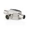 Satellite & Antenna Adapter | 2x Coax Male | IEC (Coax) Female | Nickel Plated | 75 Ohm | T-Splitter | Metal | White | 1 pcs | Box NECSBW40950WT Nedis