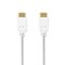High Speed HDMI Cable with Ethernet | HDMI Connector | HDMI Connector | 4K@30Hz | ARC | 10.2 Gbps | 2.00 m | Round | PVC | White | Box NECVGB34000WT20 Nedis