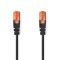 CAT6 Network Cable | RJ45 Male | RJ45 Male | U/UTP | 20.0 m | Round | PVC | Black | Label NECCGL85200BK200 Nedis