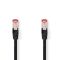 CAT6 Network Cable | RJ45 Male | RJ45 Male | S/FTP | 20.0 m | Round | LSZH | Black | Label NECCGL85221BK200 Nedis
