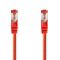 CAT6 Network Cable | RJ45 Male | RJ45 Male | S/FTP | 1.00 m | Round | LSZH | Red | Label NECCGL85221RD10 Nedis