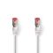 CAT6 Network Cable | RJ45 Male | RJ45 Male | S/FTP | 15.0 m | Round | LSZH | White | Label NECCGL85221WT150 Nedis