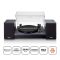 Record player with Bluetooth® and two external speakers black NELS-301BK Lenco