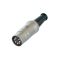 Connector DIN Male Silver NENTR-NYS323 Neutrik