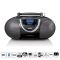 Portable DAB+ and FM Radio with CD Cassette and Bluetooth Black NESCD-6900BK Lenco
