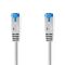 CAT6a Network Cable | S/FTP | RJ45 Male | RJ45 Male | 0.50 m | Snagless | Round | LSZH | Grey | Label NECCGL85330GY05 Nedis