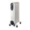 Mobile Oil Radiator | 800 / 1200 / 2000 W | 9 Fins | Adjustable thermostat | 3 Heat Settings | Fall over protection | White NEHTOI30WT9 Nedis