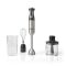 Hand Blender | 800 W | Speed settings: Variable Speed Control | Chopper | Aluminium / Black NEKAHB400CAL Nedis