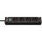 Bremounta power strip 4-way (multiple socket with 90 degree sockets, power strip with mounting option and 1.5 m cable) black TYPE F NEBN-1150650114 Brennenstuhl