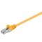 CAT 5e cavo patch, SF/UTP, giallo, 0,5 m WE68064 Goobay