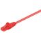 CAT 6 cavo patch, U/UTP, rosso WE68401 Goobay
