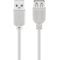 Cavo prolunga USB 2.0 ad alta velocità, grigio WE68716 Goobay