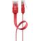CAT 6 cavo patch piatto U/UTP, rosso WE96418 Goobay