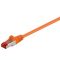 CAT 6 cavo patch S/FTP (PiMF), arancione, 5 m WE95516 Goobay