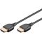 Slim Cavo HDMI ad altissima velocità con Ethernet WE75298 Goobay