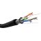 CAT 5e cavo di rete per esterni, F/UTP, nero WE57294 Goobay