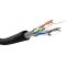 CAT 6 cavo di rete per esterni, U/UTP, nero WE57293 Goobay