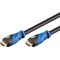 Premium cavo HDMI ad altissima velocità con Ethernet, certificato WE72317 Goobay