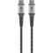 Cavo tessile da USB-C a USB-C con connettori in metallo 2 m WE49303 Goobay