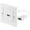 Presa a muro HDMI, dorato WE51722 Goobay