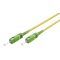 Cavo in fibra ottica, Singlemode (OS2) Yellow, giallo (Simplex), 25 m WE59645 Goobay