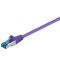 CAT 6A cavo patch, S/FTP (PiMF), viola, 10 m WE93708 Goobay
