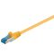 CAT 6A cavo patch, S/FTP (PiMF), giallo, 15 m WE94135 Goobay