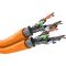 CAT 7A cavo di installazione duplex, S/FTP (PiMF), arancione WE91892 Goobay