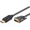 Cavo adattatore DisplayPort/DVI-D dorato WE51961 Goobay