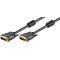 Cavo DVI-D Full HD Dual Link, dorato WE93112 Goobay