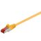CAT 6 cavo patch, S/FTP (PiMF), giallo, 25 m WE95645 Goobay