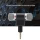 Microfono stereo snodabile 90° jack 3.5mm 4 poli per smartphone e tablet MIC072 