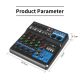 Mixer professionale 5 canali Bluetooth/USB/Stereo RCA SP695 