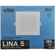 Pannello LED quadrato da incasso 110*110mm 6W 6000K luce fredda EL3244 Vito