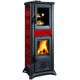 La Nordica STUFA A LEGNA GEMMA FORNO Col. Elegance Bordeaux FV53884 La Nordica Extraflame