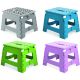 SGABELLO PIEGHEVOLE IN PLASTICA cm. 28x24x21,5 h col. Assortiti FV54617 