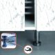SET PIEDINI PER MOBILI DA CUCINA IN PLASTICA CON GANCIO mm. 150 h 4 pz. FV55721 