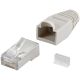 Spina RJ45, CAT 5e STP schermata con guaina di protezione da piegatura WE68746 Goobay