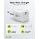Caricatore rapido USB-C PD GaN Nano (65 W) bianco WE65370 Goobay