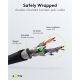 CAT 6 cavo patch, S/FTP (PiMF), nero, 0,5 m WE68687 Goobay