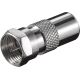 Adattatore F: spina F > spina coassiale WE11625 Goobay