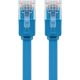 CAT 6 cavo patch piatto U/UTP, blu WE96401 Goobay