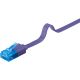 CAT 6A cavo patch piatto, U/UTP, viola WE96302 Goobay
