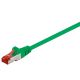 CAT 6 cavo patch, S/FTP (PiMF), Verde, 0,5 m WE68288 Goobay