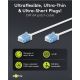 CAT 6A cavo patch ultra-flessibile, slim, U/UTP, bianco WE74285 Goobay