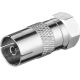 Adattatore F: spina F > presa coassiale WE67317 Goobay