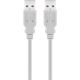 Cavo USB tipo A ad alta velocità 2.0 1,8 m, grigio WE93375 Goobay
