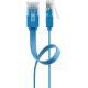 CAT 6 cavo patch piatto U/UTP, blu WE96407 Goobay
